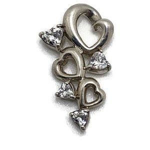 Japanese brand 4℃ multiple heart pendant